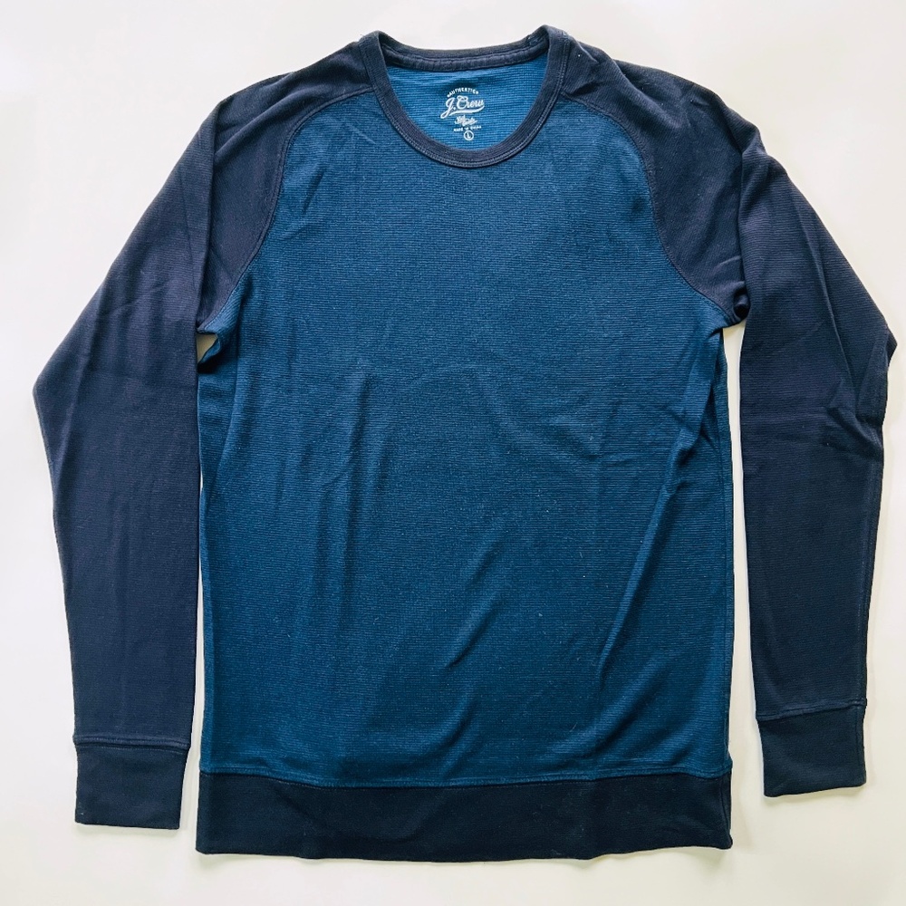J.CREW Mens Cotton Crewneck Sweater - Size Large